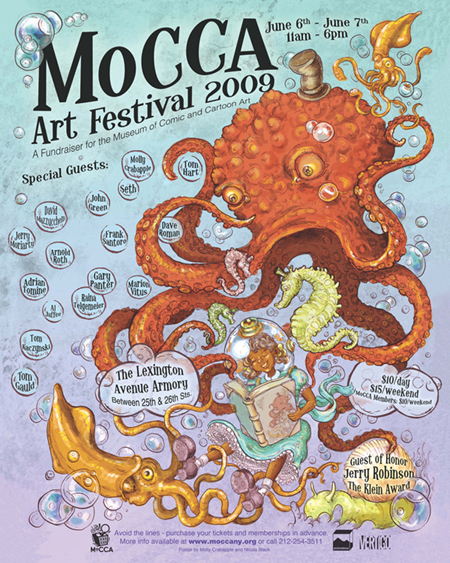 Flyer for MoCCA Art Fest 2009