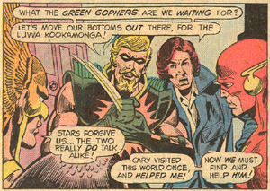 Magginslang at work in JLA