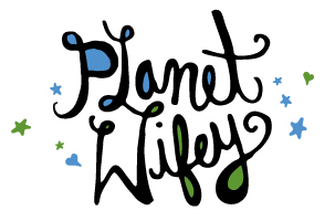 Logo for *Planet Wifey*, a webcomic by Clarence Smith Jr. and Cathy Leamy