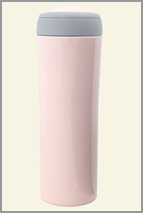 Pink thermal bottle from ReusableBags.com