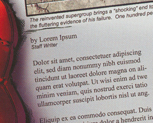 Close-up of a page from Young Avengers issue 8
